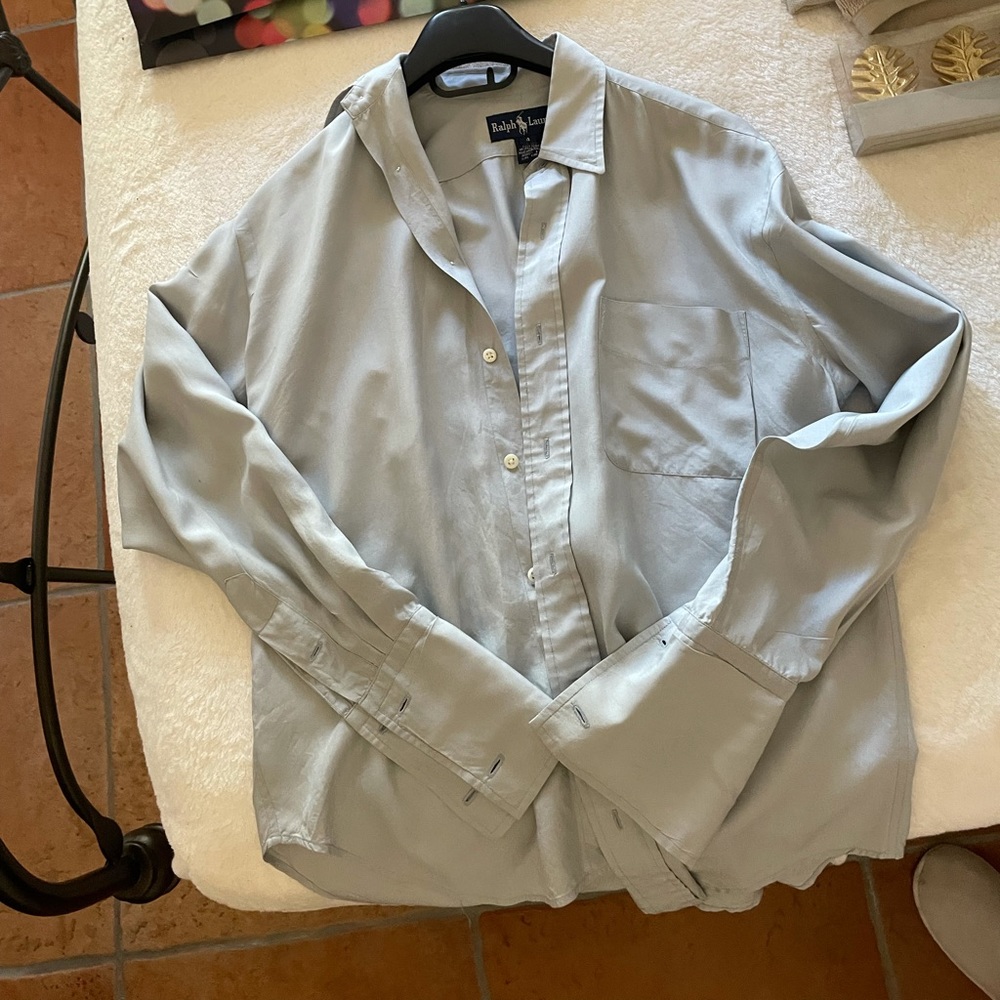 Vintage 100% silk Ralph Lauren women’s blouse